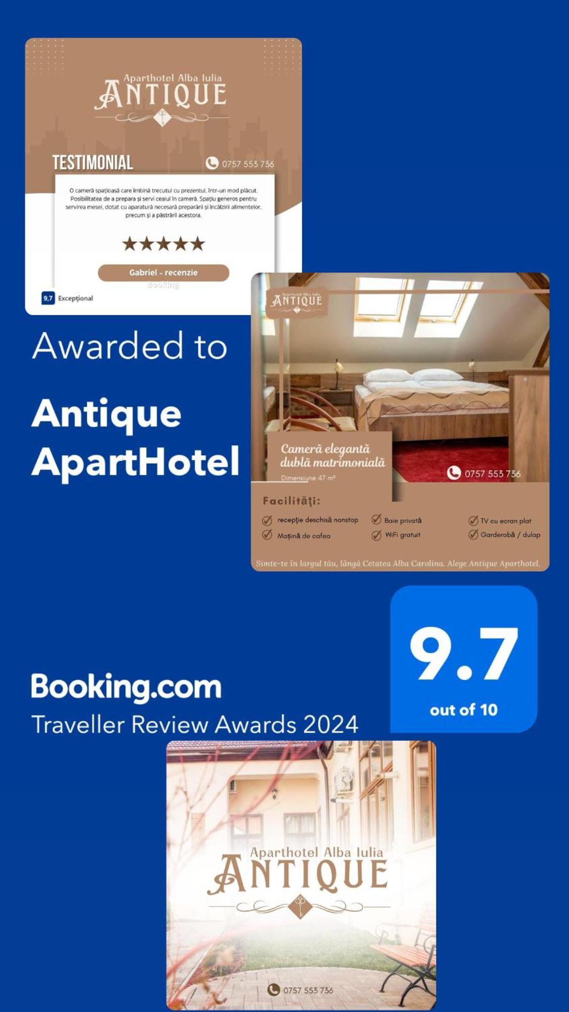 Antique Aparthotel Alba Iulia Eksteriør bilde